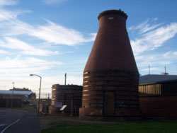 Porotbello Kilns, one of which collapsed during renovation work, Autumn 2006'